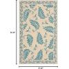 Martha Stewart x SAFAVIEH Area Rug Collection – 8′ x 10′, Plumage Blue, Handmade Wool, Ideal for Living Room, Bedroom, Office, Dining Space (MSR3753A)(Plumage Blue)