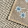 Martha Stewart x SAFAVIEH Machine Washable Area Rug Collection – 5′ x 8′, Dark Beige & Light Blue, Slip Resistant & Easy Cleaning, Ideal for Ideal for Living Room, Bedroom, Dining Space (MSRW187C)(Dark Beige/Light Blue)
