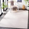 Martha Stewart x SAFAVIEH Outdoor Area Rug Collection – 8′ x 10′, Blue & Beige, Weather Resistant & Washable, Ideal for Patio, Backyard, Mudroom, Deck, Dining Space (MSR4491M)(Pink/Ivory)