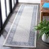 Martha Stewart x SAFAVIEH Outdoor Area Rug Collection – 8′ x 10′, Grey, Weather Resistant & Washable, Ideal for Patio, Backyard, Mudroom, Deck, Dining Space (MSRO331F)(Silver/Grey)