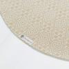 Martha by Martha Stewart | Chilewich Boxwood Placemats in Wheat – Set of 4 – Easy Care Woven Tabletop Textiles – Indoor/Outdoor – 15″ Round(Wheat)