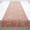 Martha by Martha Stewart | Chilewich Damask Table Runner in Abalone – Easy Care Woven Textile – Indoor/Outdoor – Stain/Fade Resistant – 14″ x 72″(Burnt Coral)