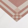 Martha by Martha Stewart | Chilewich Handkerchief Placemats in Burnt Coral – Set of 4 – Easy Care Woven Tabletop Textiles – Indoor/Outdoor – 18.5″ x 13.5″ Rectangle(Burnt Coral)