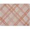 Martha by Martha Stewart | Chilewich Ribbons Placemats in Burnt Coral – Set of 4 – Easy Care Woven Tabletop Textiles – Indoor/Outdoor – 18.5″ x 13.5″ Rectangle(Burnt Coral)