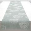 Martha by Martha Stewart | Chilewich Rosette 14”x72” Table Runner in Flax(Abalone)