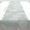 Martha by Martha Stewart | Chilewich Rosette 14”x72” Table Runner in Flax(Abalone)