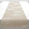 Martha by Martha Stewart | Chilewich Rosette 14”x72” Table Runner in Flax(Flax)