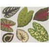 Martha by Martha Stewart | Chilewich Scattered Leaf Placemat – Set of 4 – Easy Care Woven Tabletop Textile – Indoor/Outdoor – 18.5″ x 13.5″ Rectangle