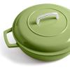 Martha by Martha Stewart 5 QT European Enameled Cast Iron Dutch Oven w/Lid – Cobblestone(Bay Leaf)