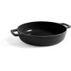 Martha by Martha Stewart 5 QT European Enameled Cast Iron Dutch Oven w/Lid – Cobblestone(Obsidian)