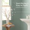 Martha by Martha Stewart Interior Paint, ECO Satin Enamel 1.0L Bedford Gray(Batter Bowl Green)