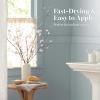 Martha by Martha Stewart Interior Paint, ECO Satin Enamel 1.0L Bedford Gray(Porch Ceiling Blue)
