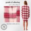 Peace Love & Dreams Martha Stewart Women’s Flannel Nightshirt – 100% Cotton, Long Sleeve, Soft & Warm Sleepwea