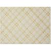 Chilewich Martha by Martha Stewart Ribbons Rug in Wheat – 23″x36″ – Easy Care – Premium Indoor/Outdoor Floor Mat for Entry, Kitchen, Bath, Pool with Non-Slip Backing(Wheat)