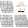 Martha Stewart 15 Pc Stencil Kit, Classic Tile