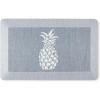 Martha Stewart Aloha Modern Pineapple Anti-Fatigue Air-Infused Kitchen Mat, Blue, 19.6″x39″(Blue)