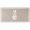Martha Stewart Aloha Modern Pineapple Anti-Fatigue Air-Infused Kitchen Mat, Blue, 19.6″x39″(Coffee Brown)