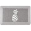 Martha Stewart Aloha Modern Pineapple Anti-Fatigue Air-Infused Kitchen Mat, Blue, 19.6″x39″(Grey)