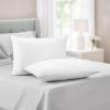 Martha Stewart Classic Comfort Down Alternative Pillows, King Size Set of 2 – Firm Support for Stomach, Back and Side Sleepers(White)