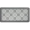 Martha Stewart Comfort Anti Fatigue Strie Medallion Tile Kitchen Mat, Comfort Standing Mat, Non-Slip Backing, Safe Beveled Edge, Grey, 19.6″ x39″(Charcoal Black)