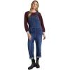 Martha Stewart Convertible Overall, Denim Utility Jumpsuit, Adjustable Cotton Workwear, Stretch Bibs(Dark Rinse)