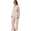 Martha Stewart Cooling Rayon Pajama Set for Women | Long Sleeve, Button-Down Style for Cool, Comfortable Coverage(Evening Sand)