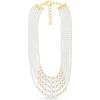 Martha Stewart Five Strand Pearl Necklace In Gold For Women