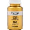 Martha Stewart Gilded Metallic Acrylic Craft Paint, Gold, 4 fl oz