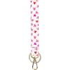 Martha Stewart Holiday Theme Wristlet for Keychain and Keys, Cute Festive Key Holder Bracelet (Bows)