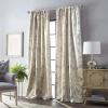 Martha Stewart Palermo Room Darkening Lined Rod Pocket Single Curtain Panel, 95″, Champagne(Champagne)