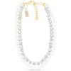 Martha Stewart Pearl and Crystal Necklace In Gold, 18 Inches For Women