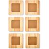 Martha Stewart, Square Wood Frames Set, 6 pcs