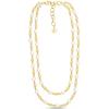 Martha Stewart Two Strand Pearl and Gold Ball Necklace, 20 Inches For Women