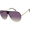Martha Stewart Women Protective Metal Aviator Pilot Sunglasses(Gold & Tortoise)