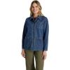 Martha Stewart Women’s Chore Jacket – Lightweight Utility Coat Casual Outerwear, Long Sleeve Work Layers(Vintage Wash)