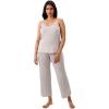 Martha Stewart Women’s Cooling Pajama Set – 2-Piece Rayon Cami & Capri Sleepwear, Lightweight & Breathable Comfort