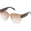 Martha Stewart Women’s MS188 Oversized UV400 Protective Square Cat Eye Shield Sunglasses – Timeless Gifts for Her, 144mm