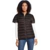 Martha Stewart Women’s Short Sleeve Quilted Down Puffer Vest(Coco Bean)