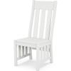 Martha Stewart by POLYWOOD® Acadia Dining Side Chair in White