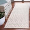 Martha Stewart x SAFAVIEH Area Rug Collection – 4′ x 6′, Ivory, Handmade Wool, Ideal for Living Room, Foyer, Bedroom, Accent Space (MSR3504A)(Ivory)