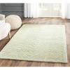 Martha Stewart x SAFAVIEH Area Rug Collection – 8′ x 10′, Chamois Beige, Handmade Wool & Viscose, Ideal for Living Room, Bedroom, Office, Dining Space (MSR3612A)(Milk Pail Green)