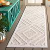 Martha Stewart x SAFAVIEH Outdoor Area Rug Collection – 8′ x 10′, Light Beige & Brown, Weather Resistant & Washable, Ideal for Patio, Backyard, Mudroom, Deck, Dining Space (MSRO218B)(Light Beige/Brown)