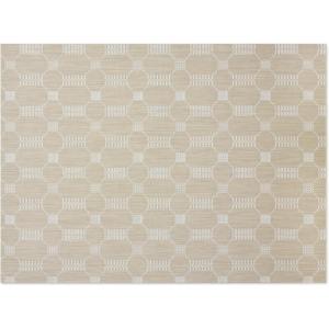 Chilewich Martha by Martha Stewart Coverlet Rug in Sea – 23″x36″ – Easy Care – Premium Indoor/Outdoor Floor Mat for Entry, Kitchen, Bath, Pool with Non-Slip Backing(Flax)