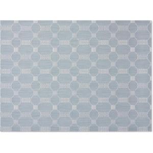 Chilewich Martha by Martha Stewart Coverlet Rug in Sea – 23″x36″ – Easy Care – Premium Indoor/Outdoor Floor Mat for Entry, Kitchen, Bath, Pool with Non-Slip Backing(Sea)