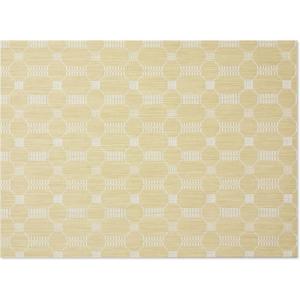 Chilewich Martha by Martha Stewart Coverlet Rug in Sea – 23″x36″ – Easy Care – Premium Indoor/Outdoor Floor Mat for Entry, Kitchen, Bath, Pool with Non-Slip Backing(Wheat)