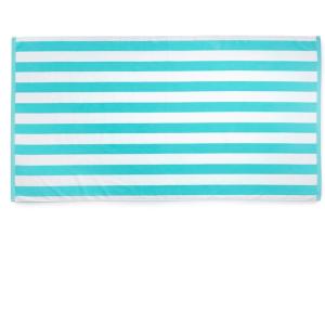 MARTHA STEWART 100% Cotton Bath Towels Set Of 6 Piece, 2 Bath Towels, 2 Hand Towels, 2 Washcloths, Quick Dry Towels, Soft & Absorbent, Bathroom Essentials, Light Gray(Aqua Blue)