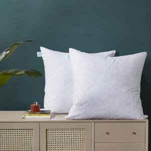 MARTHA STEWART Square Couch and Bed Decorative Pillows 2 Pack Throw Insert for Covers-Euro Size, 26” x26”(26″X26″(Pack of 2))