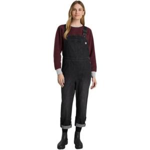 Martha Stewart Convertible Overall, Denim Utility Jumpsuit, Adjustable Cotton Workwear, Stretch Bibs(Black Wash)