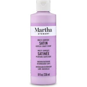 Martha Stewart, Craft Paint, Rose Gold, 8 fl oz Premium Metallic Finish Paint, Perfect For Easy To Apply DIY Arts And Crafts, 68702(Hydrangea Purple)
