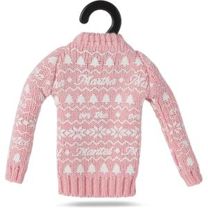 Martha Stewart Funny Christmas Ornaments for Adults – Martha on The Mantel Holiday Collectible Décor, Christmas Tree Decoration, Secret Santa Collectible(Pink-sweater)